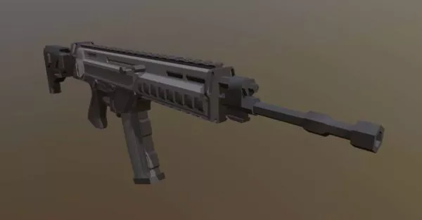 Star Wars Blaster Rifle Gun 3d model