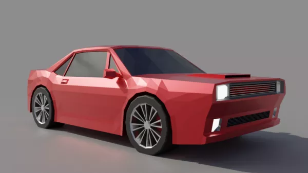 Low Poly Car Design 3d model Low Poly Car Design 3d model