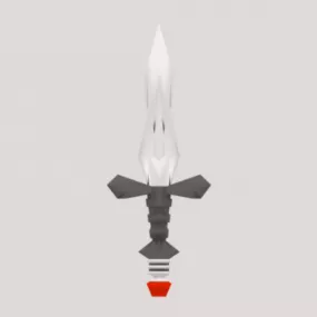 Lowpoly Dagger Knife Weapon 3d model
