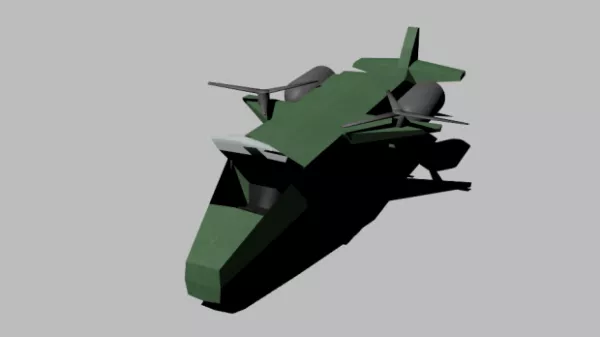 Red Helicopter Rescue Plane 3d model