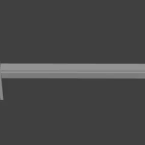 Lowpoly Vintage Medieval Sword 3d model