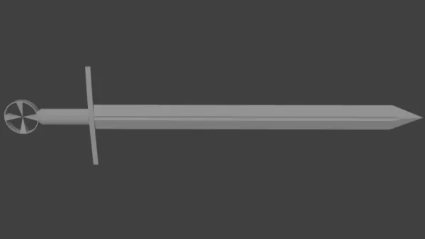 Sword Ice Blade 3d model