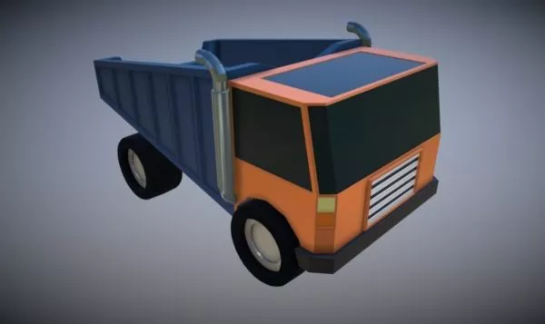 Autoloader Forklift Vehicle 3d model