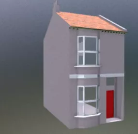 Gaming Design Victorian Terrace 3d model