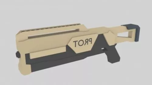 Sniper Riffle Sof Force 3d model
