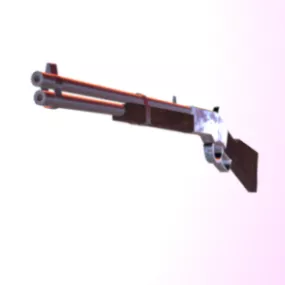 Lowpoly 1873 Winchester Rifle Gun 3d model