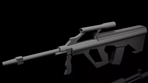 Awm L115a3 Sniper Rifle 3d model