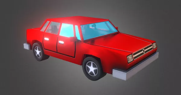 Audi A6 Sedan Silver 3d model