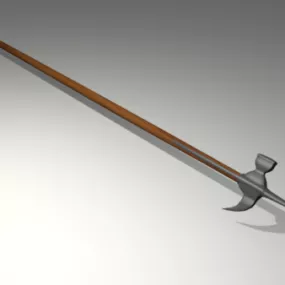 Lucern Hammer Weapon 3d model