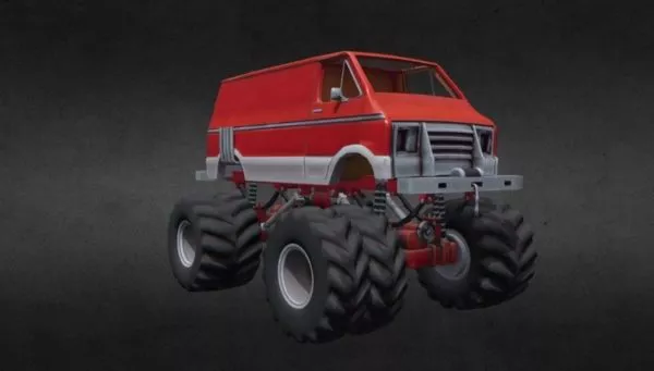 Sci-fi Monster Truck Design 3d model Sci-fi Monster Truck Design 3d model