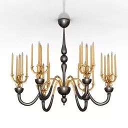 Luster Lighting Living Room Lamurrina 3d model