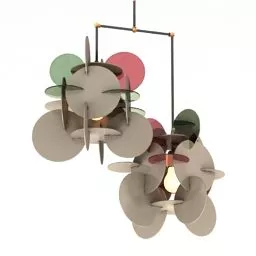 Luster Lighting Diciotto Design 3d model