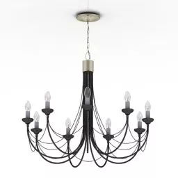 Antique Luster Light Elstead 3d model