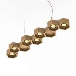 Luster Honeycomb Design 3d model