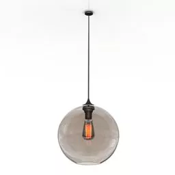 Luster Lighting Solitaire Pendant Lamp 3d model