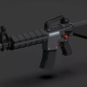 M16 Rifle Gun 3d model