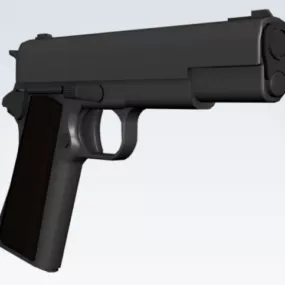 M1911 Hand Gun 3d model