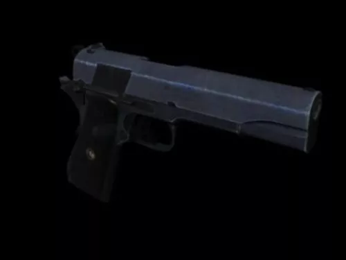 M1911 Gun Rigged 3d model M1911 Gun Rigged 3d model