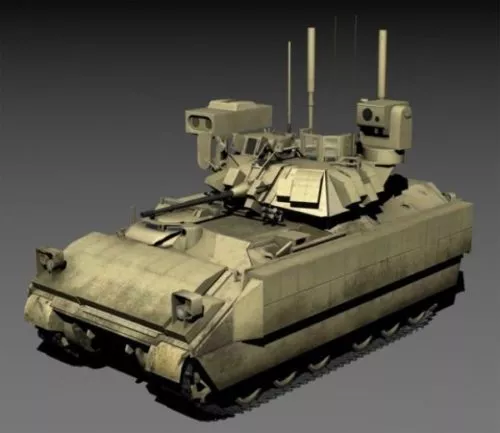 M61a5 Battle Tank 3d model