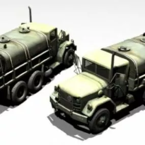 Military M35a2 Cargo Truck 3d model