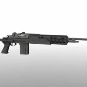 M39 Emr Riffle Weapon 3d model
