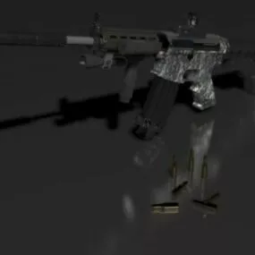 M4 Carbine Gun 3d model