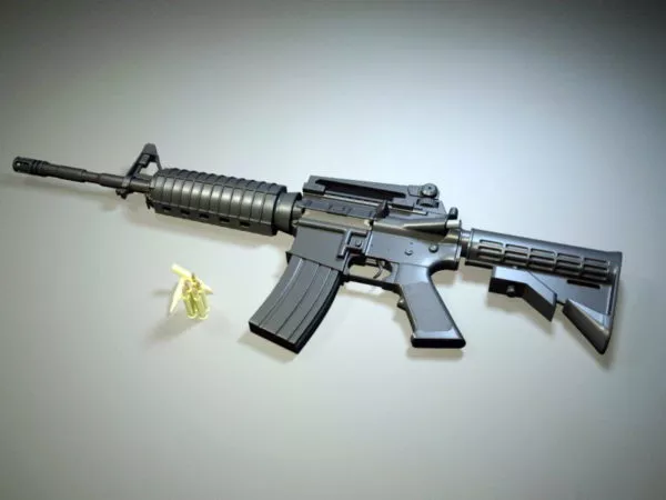Barrett M107 Sniper Gun 3d model