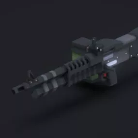 Weapo Gun M60 3d model