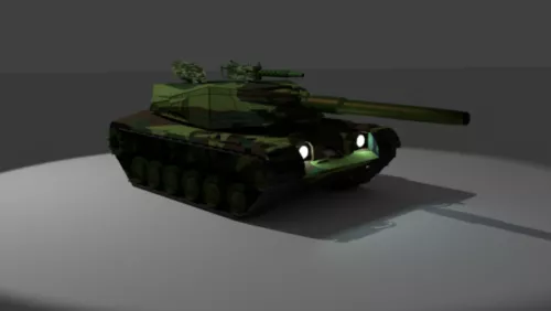 Ww2 M60a3 American Tank 3d model Ww2 M60a3 American Tank 3d model