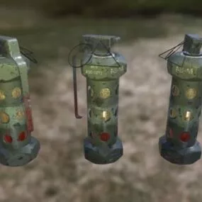M84 Grenade Weapon 3d model