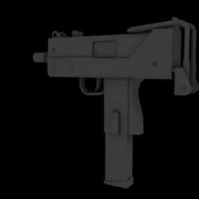 Mac-10 Hand Gun 3d model