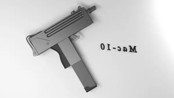 Mac-10 Hand Gun 3d model Mac-10 Hand Gun 3d model