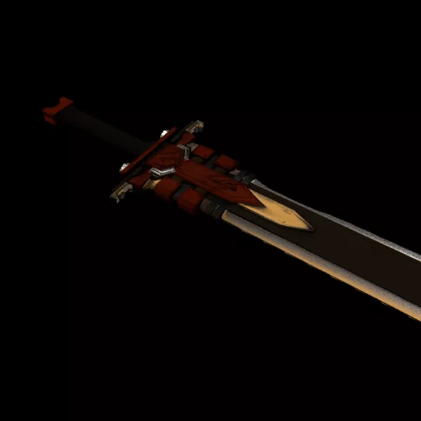 Magic Sword Cartoon Weapon 3d model