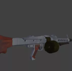 Mg42 Military Gun 3d model
