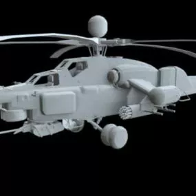 Army Mi-28 Havoc Helicopter 3d model