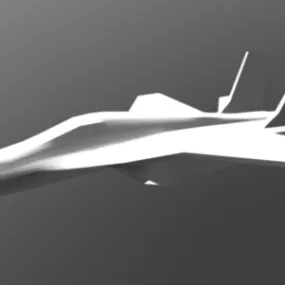 Military Mig-29 Aircraft 3d model