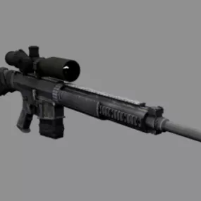 Mk11 Rifle Gun 3d model