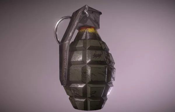 Army Smoke Grenade M18 3d model