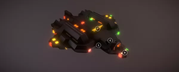Mzv Star Spaceship 3d model Mzv Star Spaceship 3d model