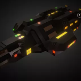 Mzv Spaceship 3d model
