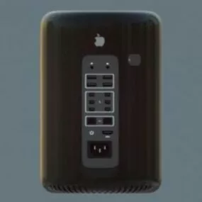Apple Mac Pro 2013 3d model
