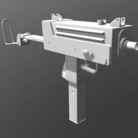 Mac11 Machine Gun 3d model