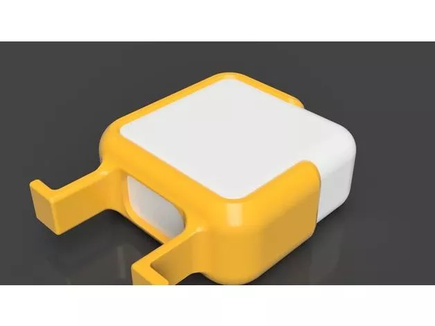 Macbook Charger Cable Holder Printable 3d model Macbook Charger Cable Holder Printable 3d model