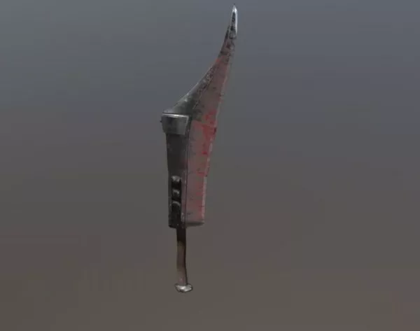 Lowpoly Machete Weapon 3d model Lowpoly Machete Weapon 3d model