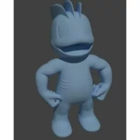 Machop Pokemon Character Printable 3d model