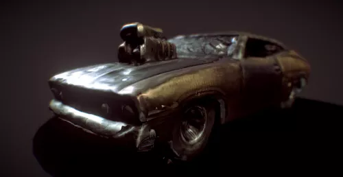 Mad Max Car Ford Falcon 3d model Mad Max Car Ford Falcon 3d model