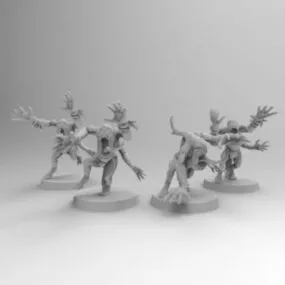 Magenta Nightmares Game Character 3d model