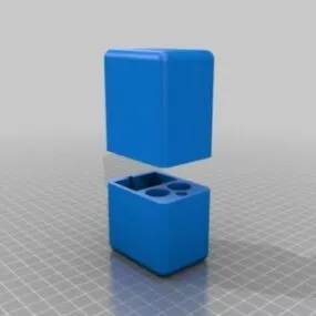 Printable Flight Box Portable Case 3d model