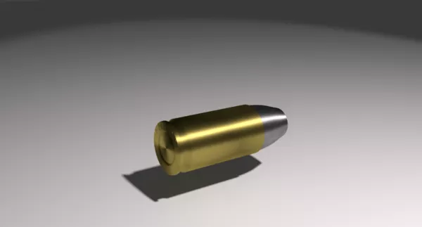 Magnum Bullet 44mm Weapon 3d model Magnum Bullet 44mm Weapon 3d model