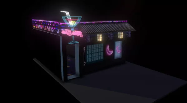 Game Shop Building Mai Tai 3d model Game Shop Building Mai Tai 3d model